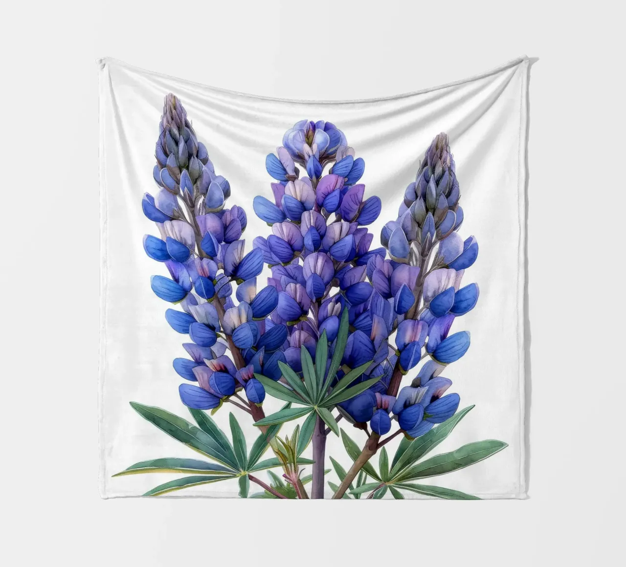 Fiore di lupino 3 coperta in pile da Bold Blooms