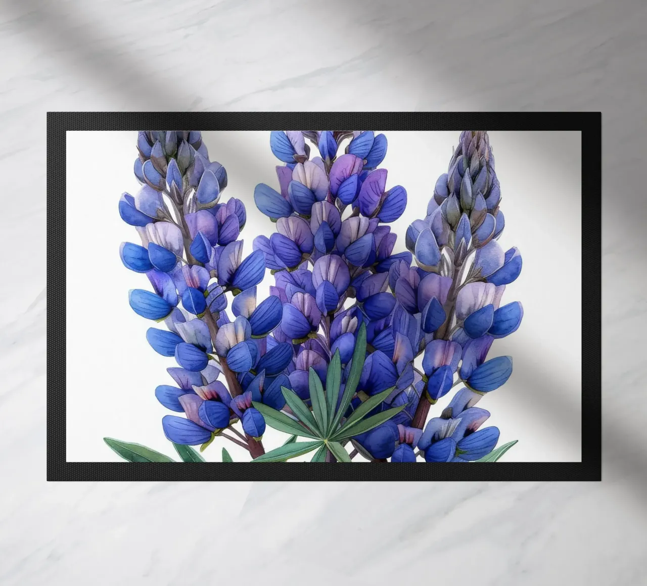 Fiore di lupino 3 zerbino da Bold Blooms