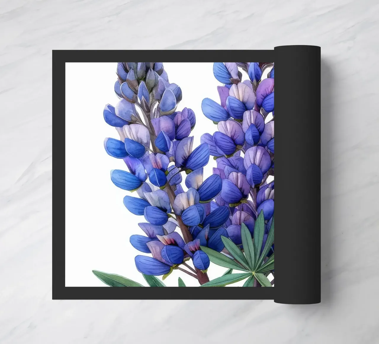 Fiore di lupino 3 zerbino da Bold Blooms