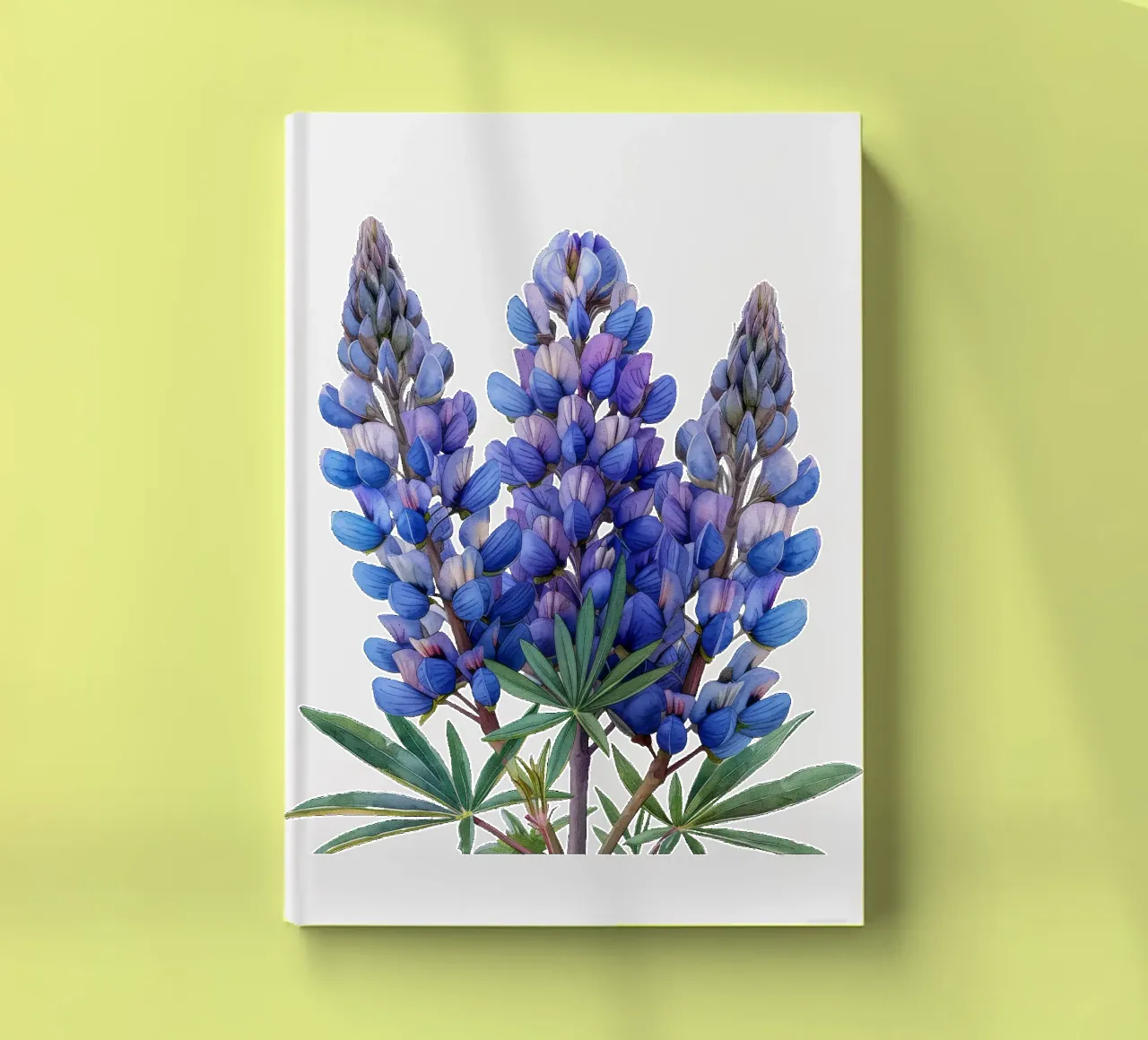 Lupine Flower 3 notebook by Bold Blooms