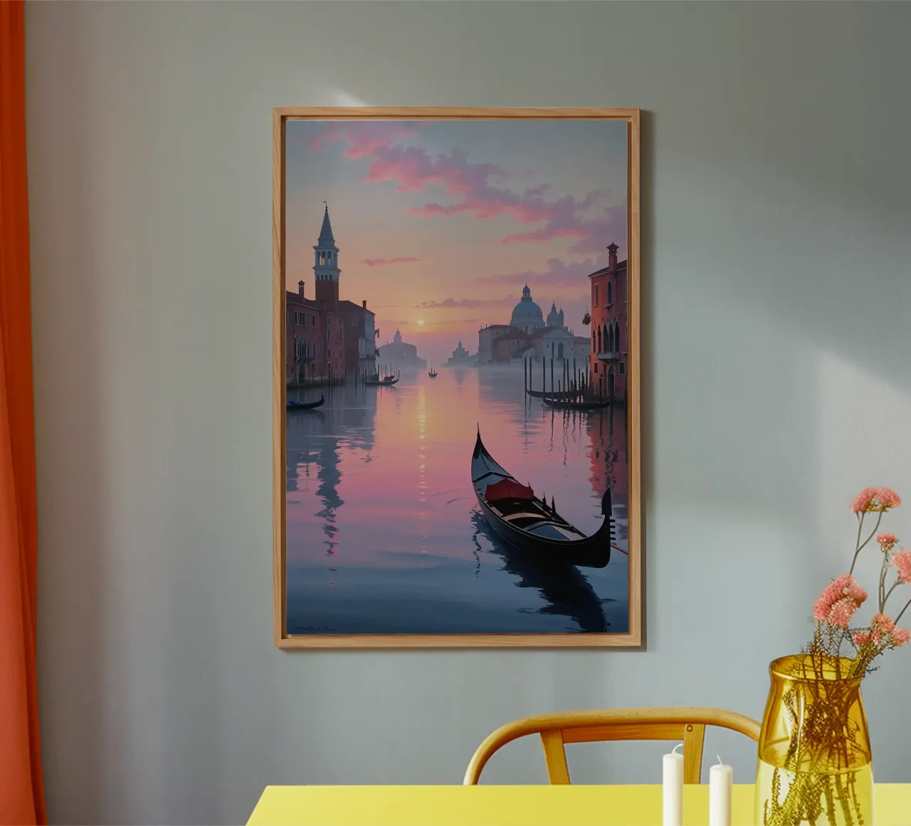 Whispers of Venice at Dusk alluminio dibond da AlbertKlee