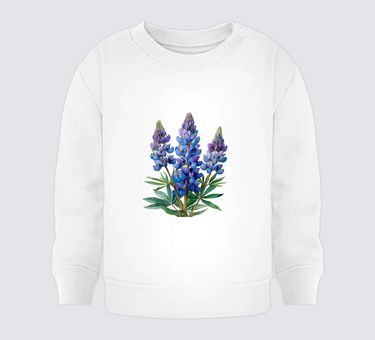 Fiore di lupino 4 felpa neonato da Bold Blooms