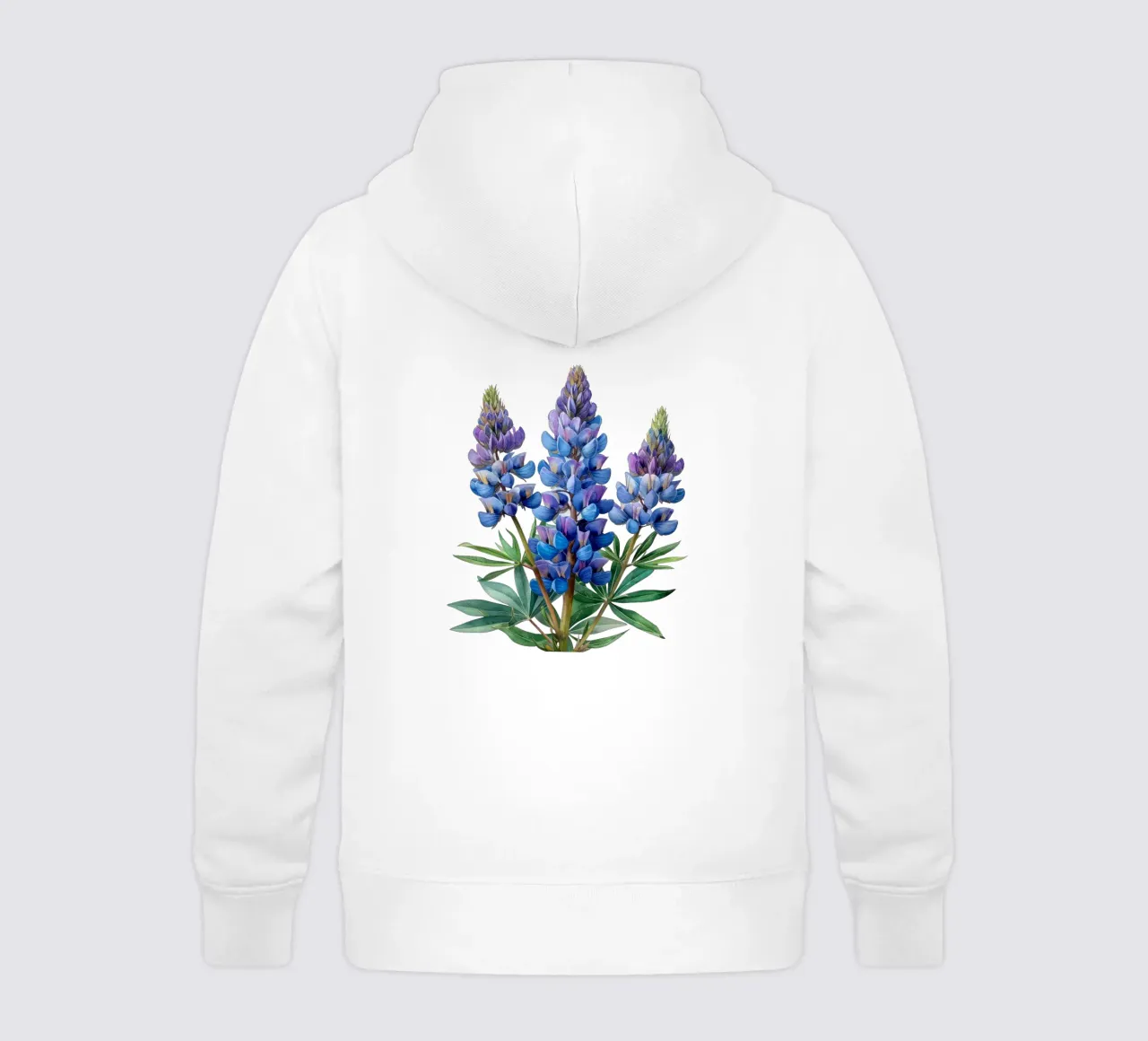 Lupine Flower 4 kids hoodie by Bold Blooms