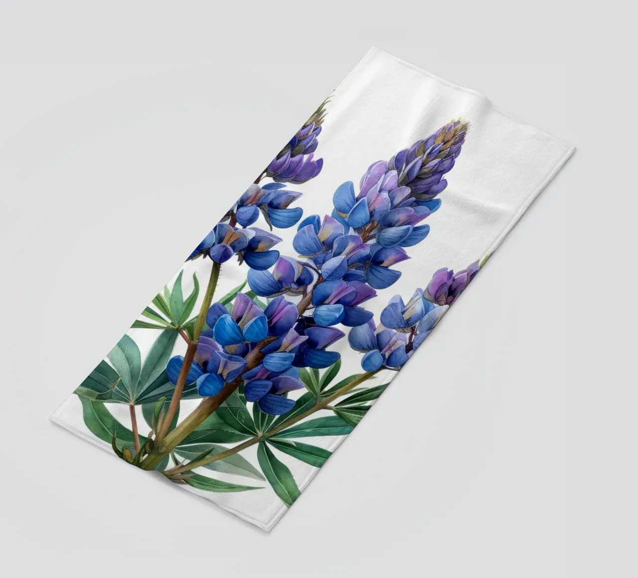 Fiore di lupino 4 telo mare da Bold Blooms