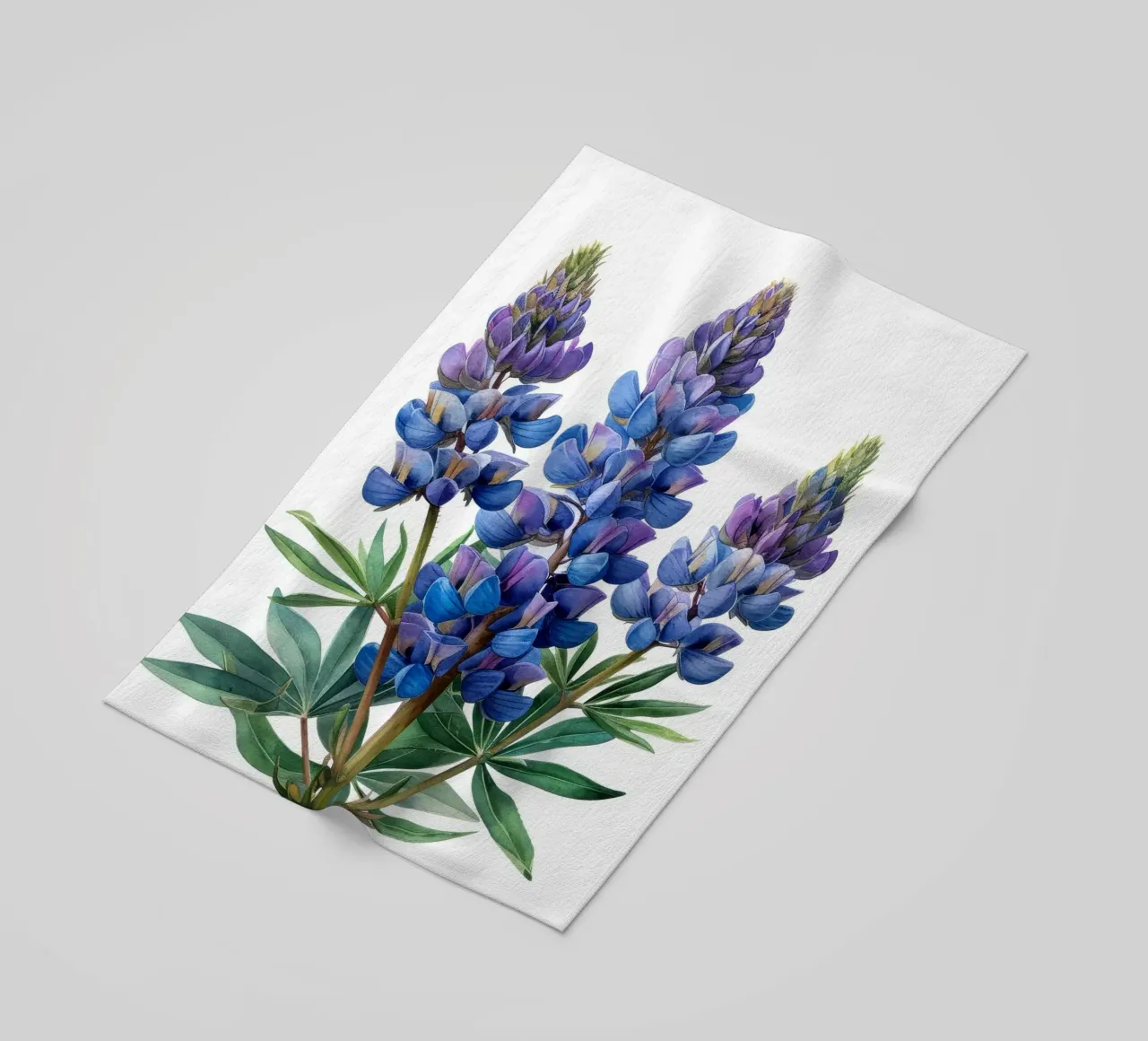 Fiore di lupino 4 telo mare da Bold Blooms
