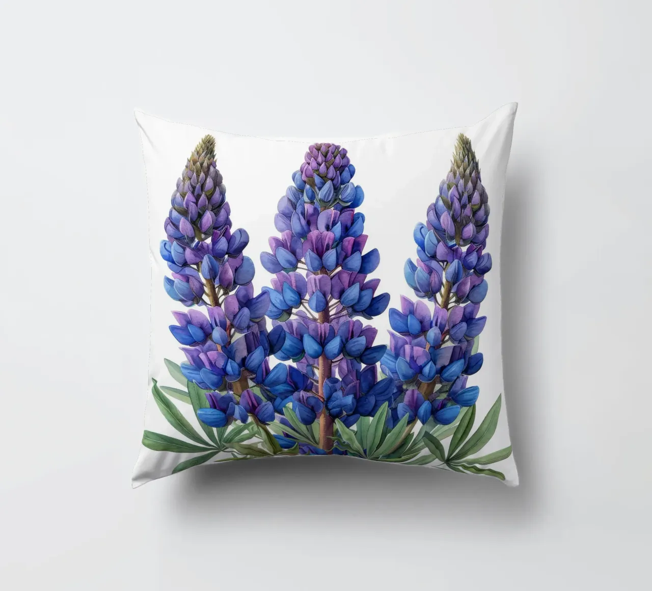 Fiore di lupino 1 cuscino da Bold Blooms