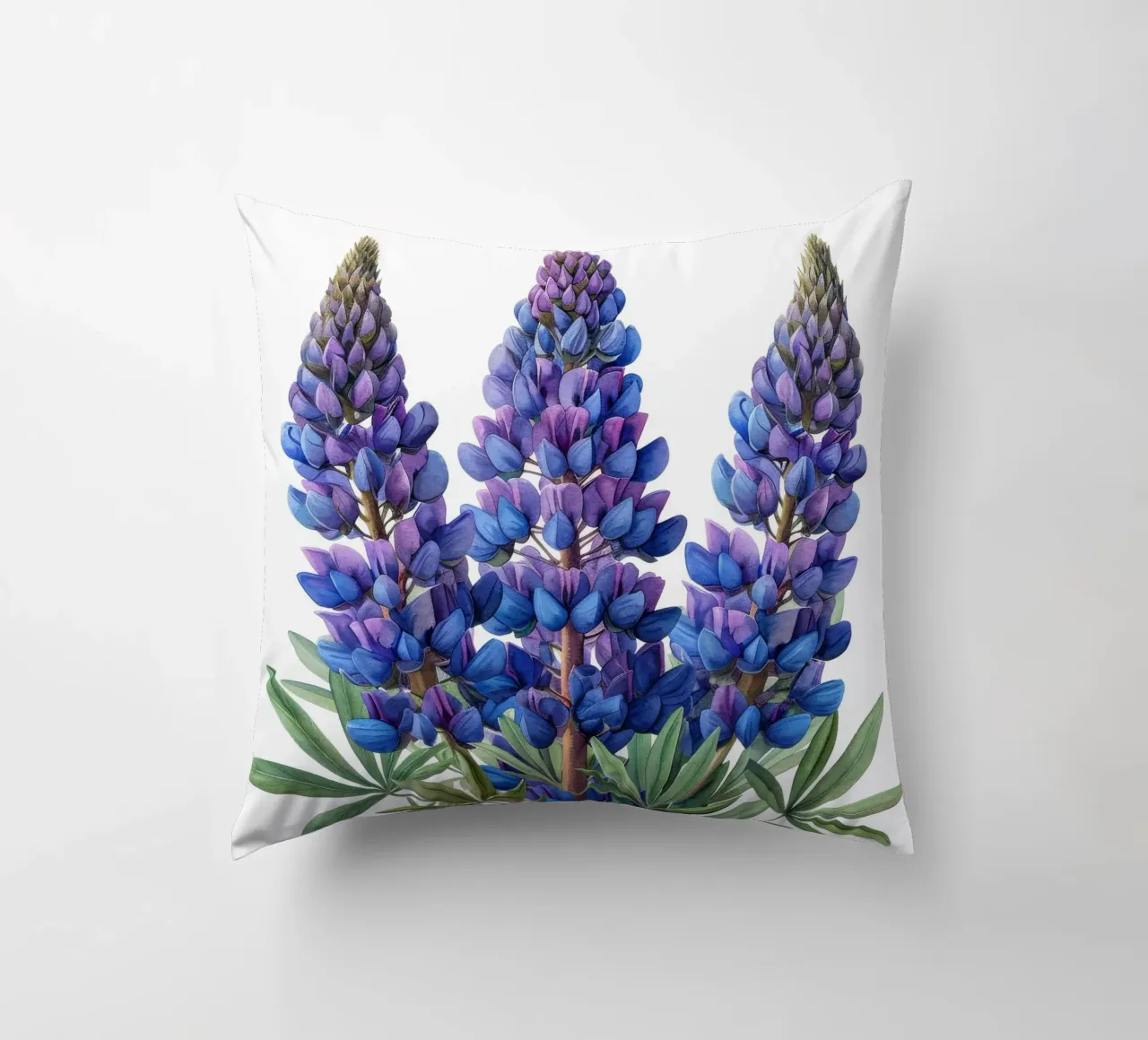 Fiore di lupino 1 cuscino da Bold Blooms