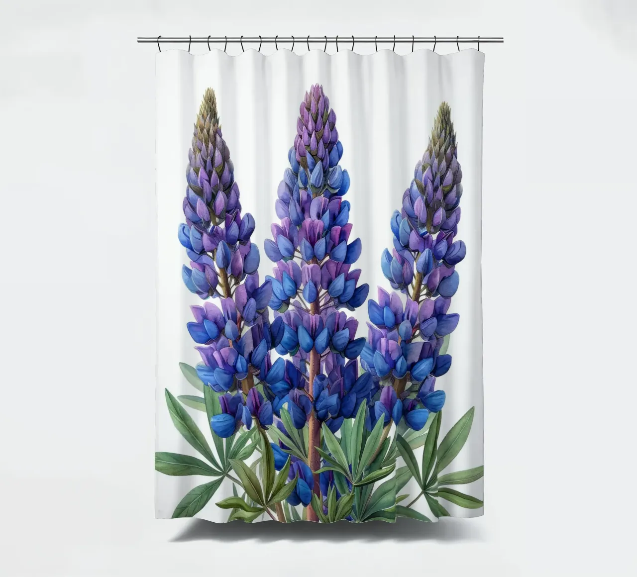 Lupinenblüte 1 Duschvorhang von Bold Blooms