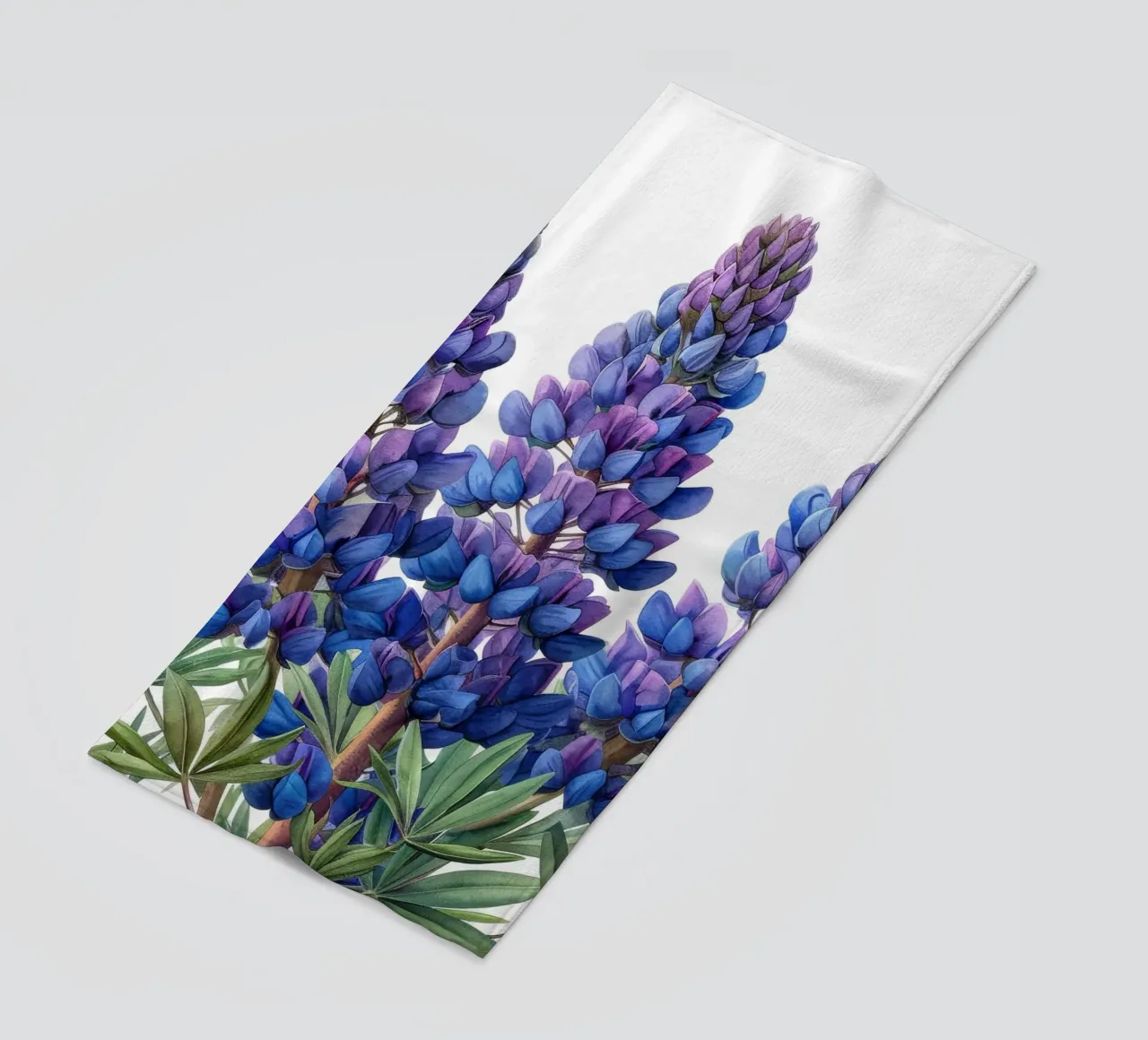Fiore di lupino 1 telo mare da Bold Blooms