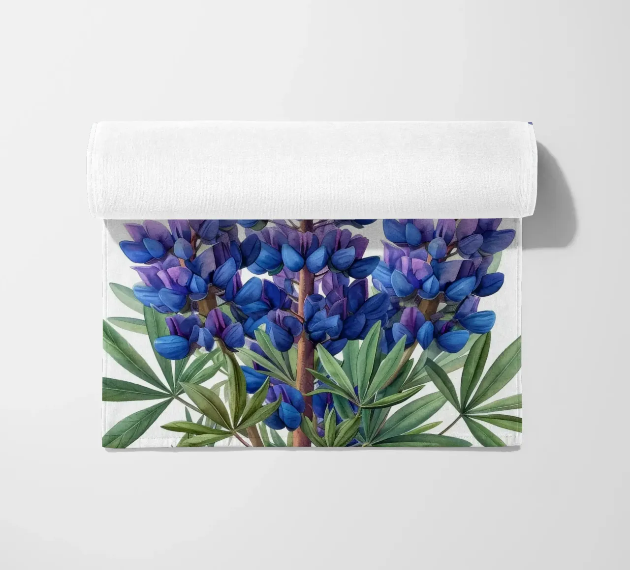 Fiore di lupino 1 telo mare da Bold Blooms