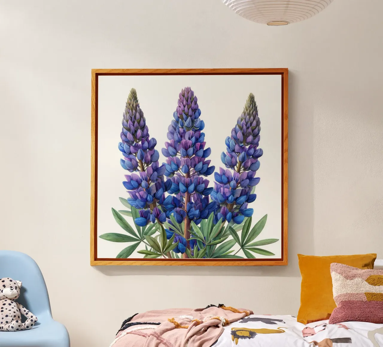 Lupine Flower 1 acrylic glass by Bold Blooms
