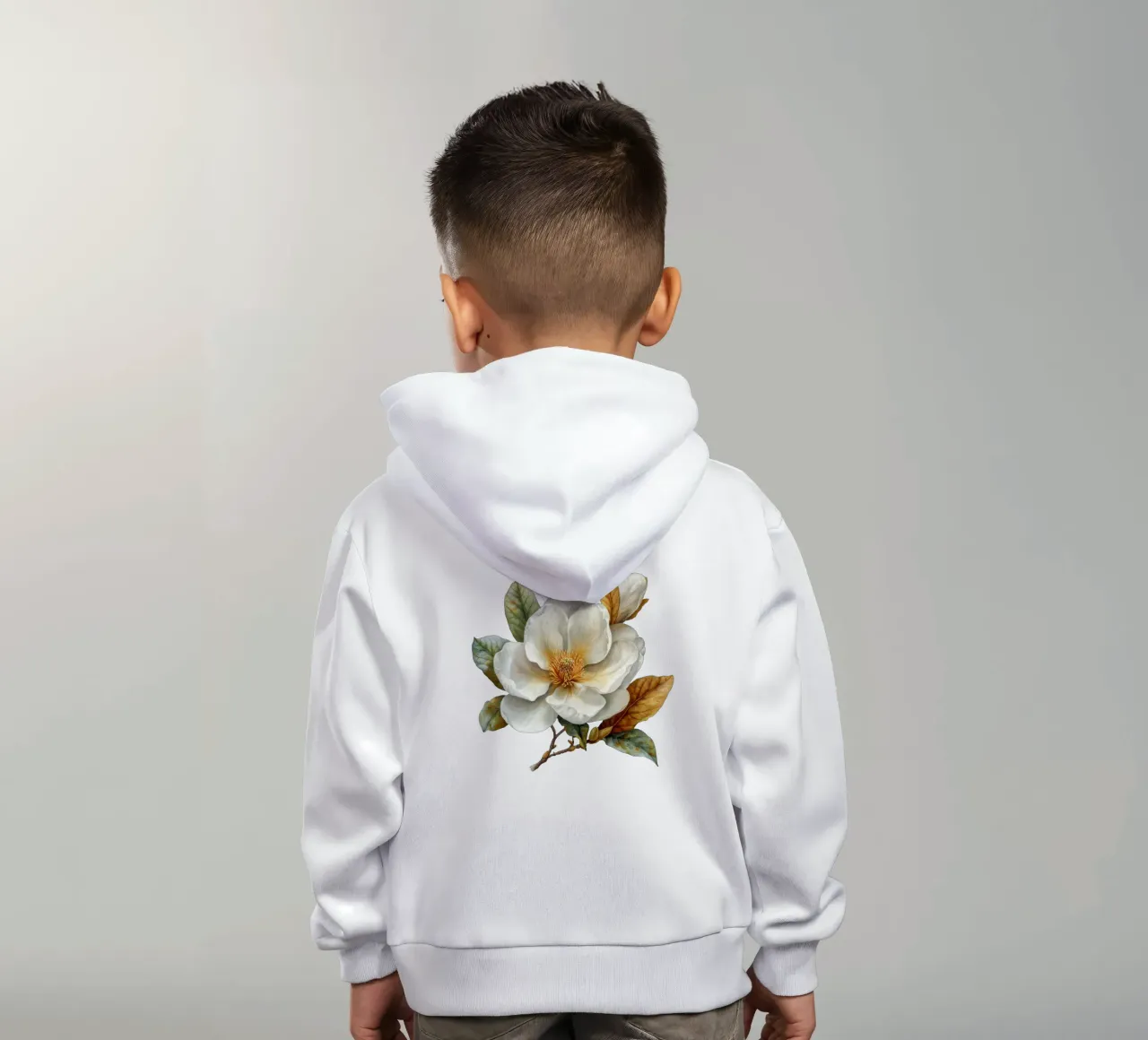 Magnolienblüte 2 Kinder Hoodie von Bold Blooms