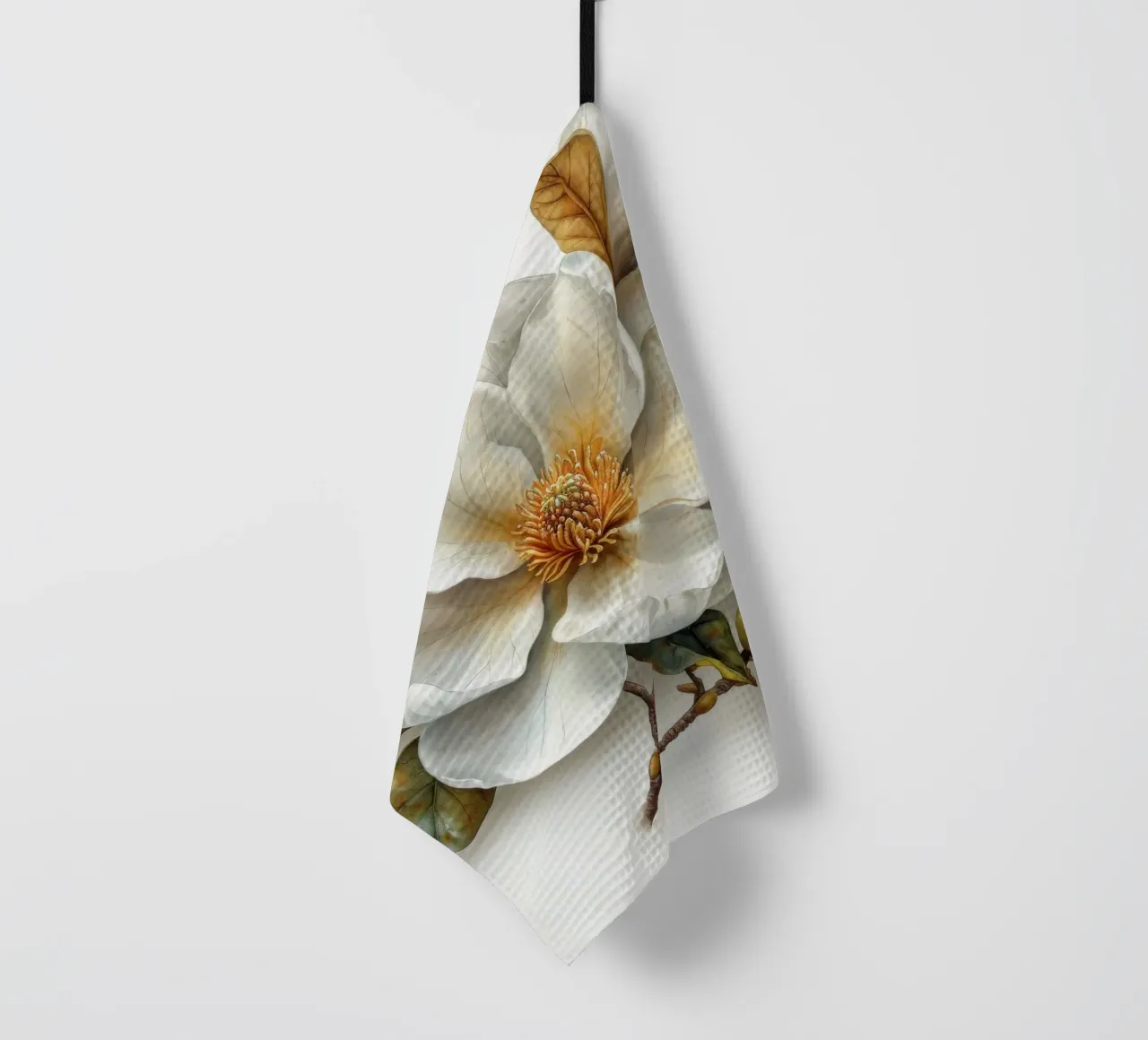Fiore di magnolia 2 canovaccio da cucina da Bold Blooms