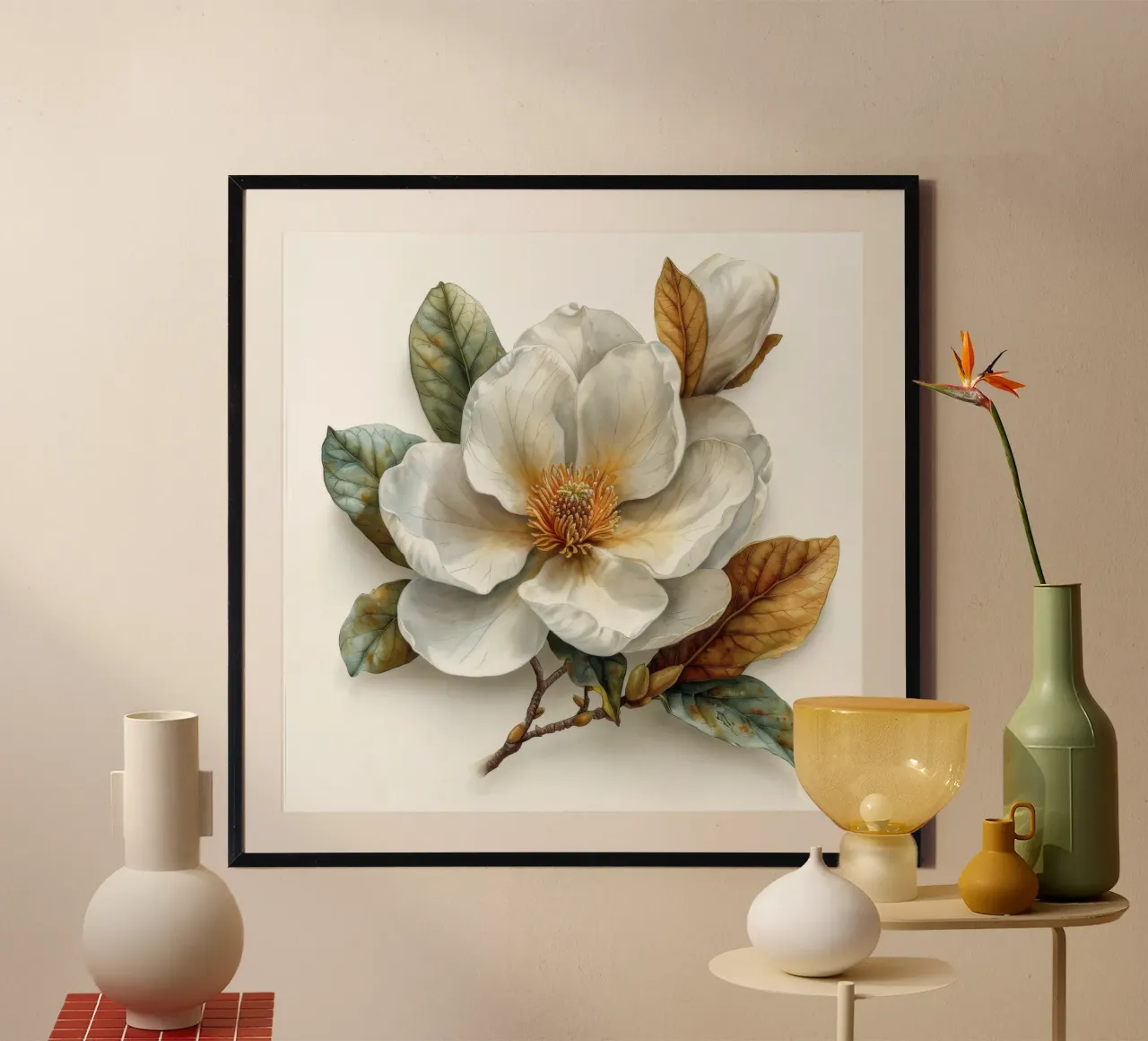 Magnolia Flower 2 poster by Bold Blooms