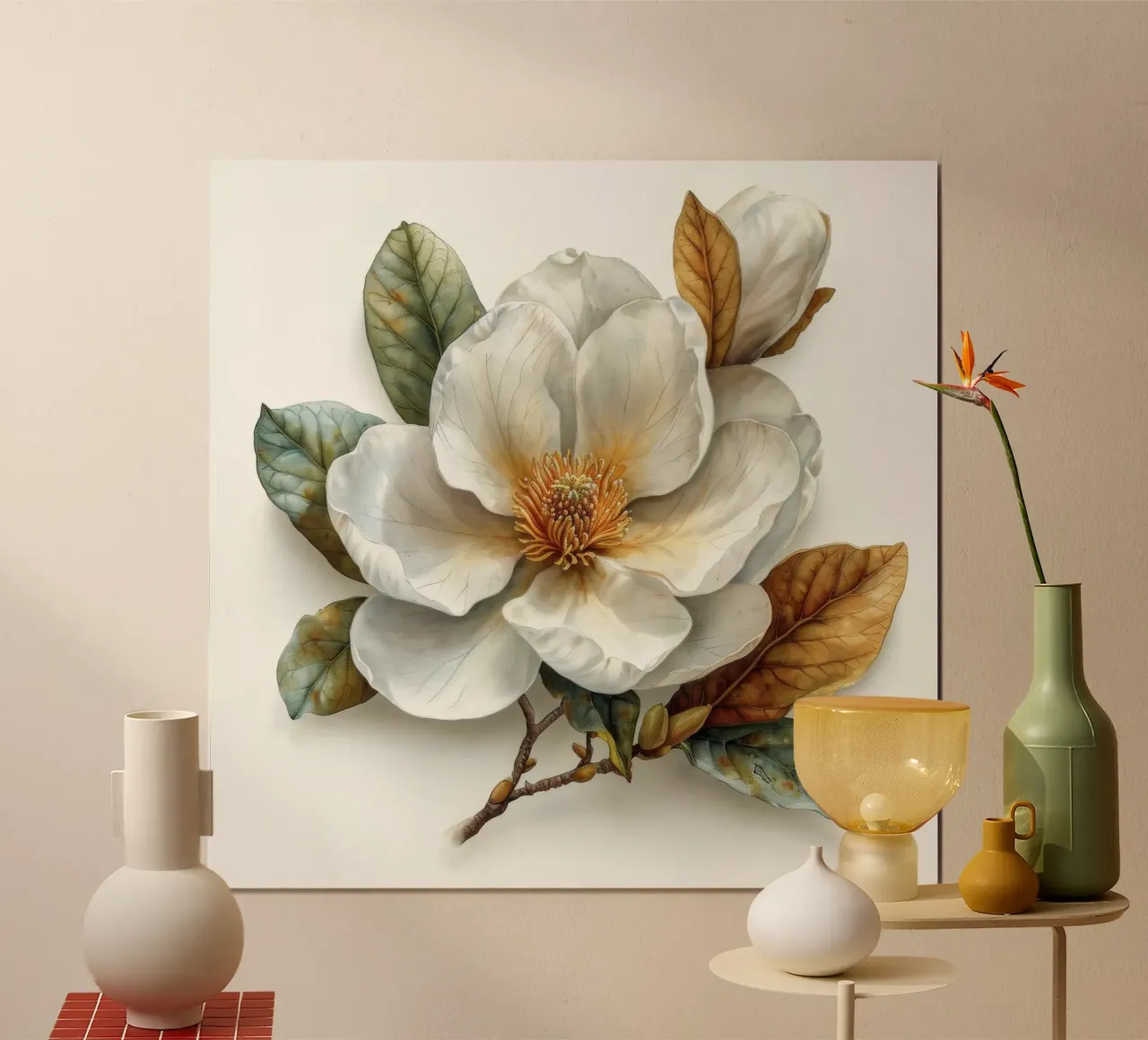 Magnolia Flower 2 poster by Bold Blooms