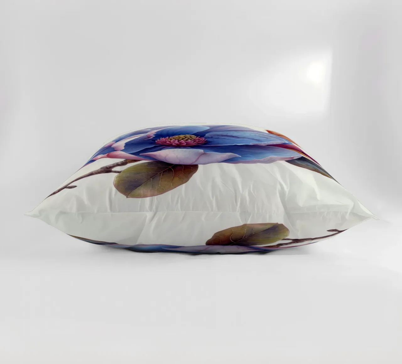 Magnolia Flower 3 decorative cushion by Bold Blooms