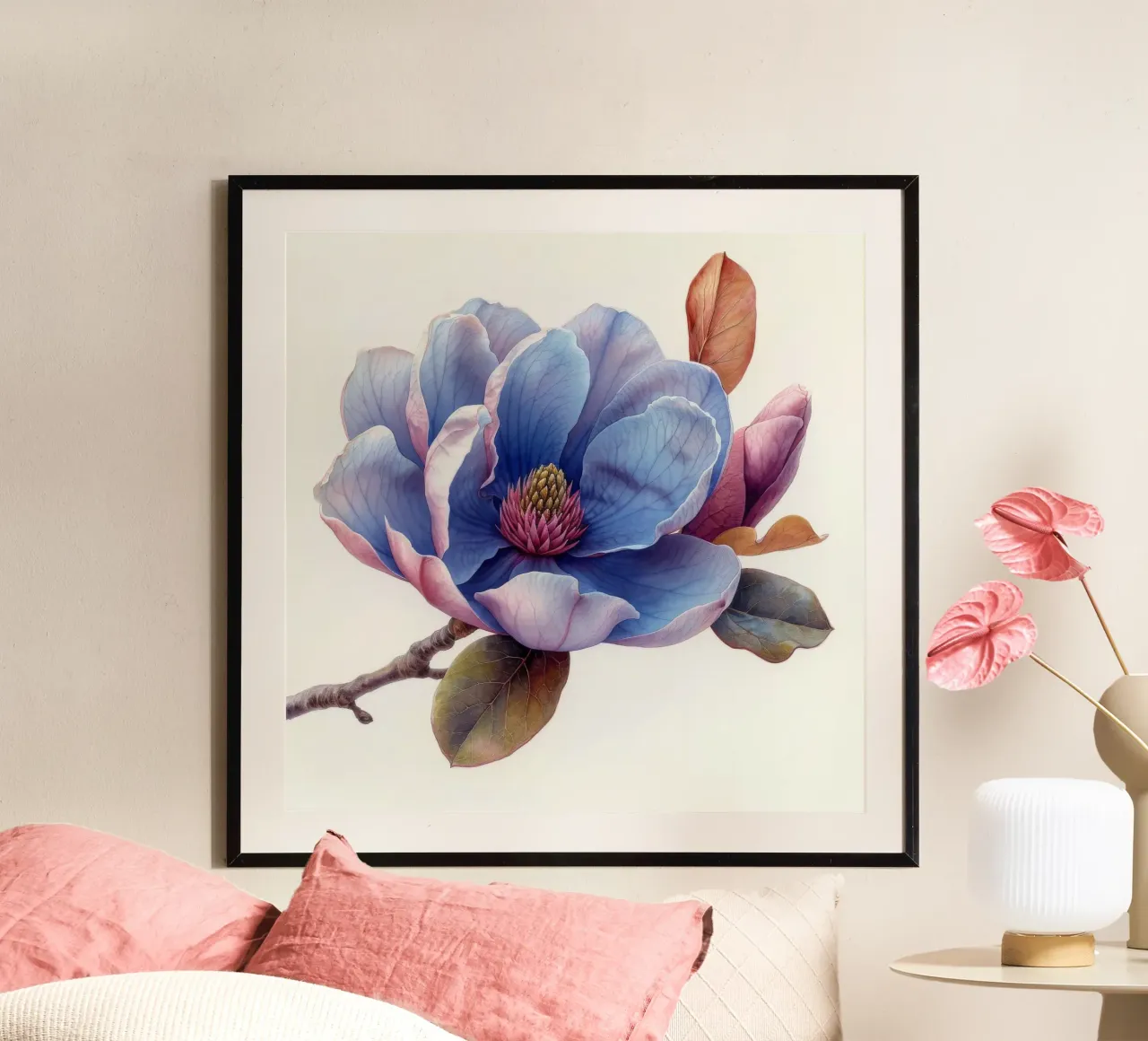 Fiore di magnolia 3 carta hahnemühle da Bold Blooms