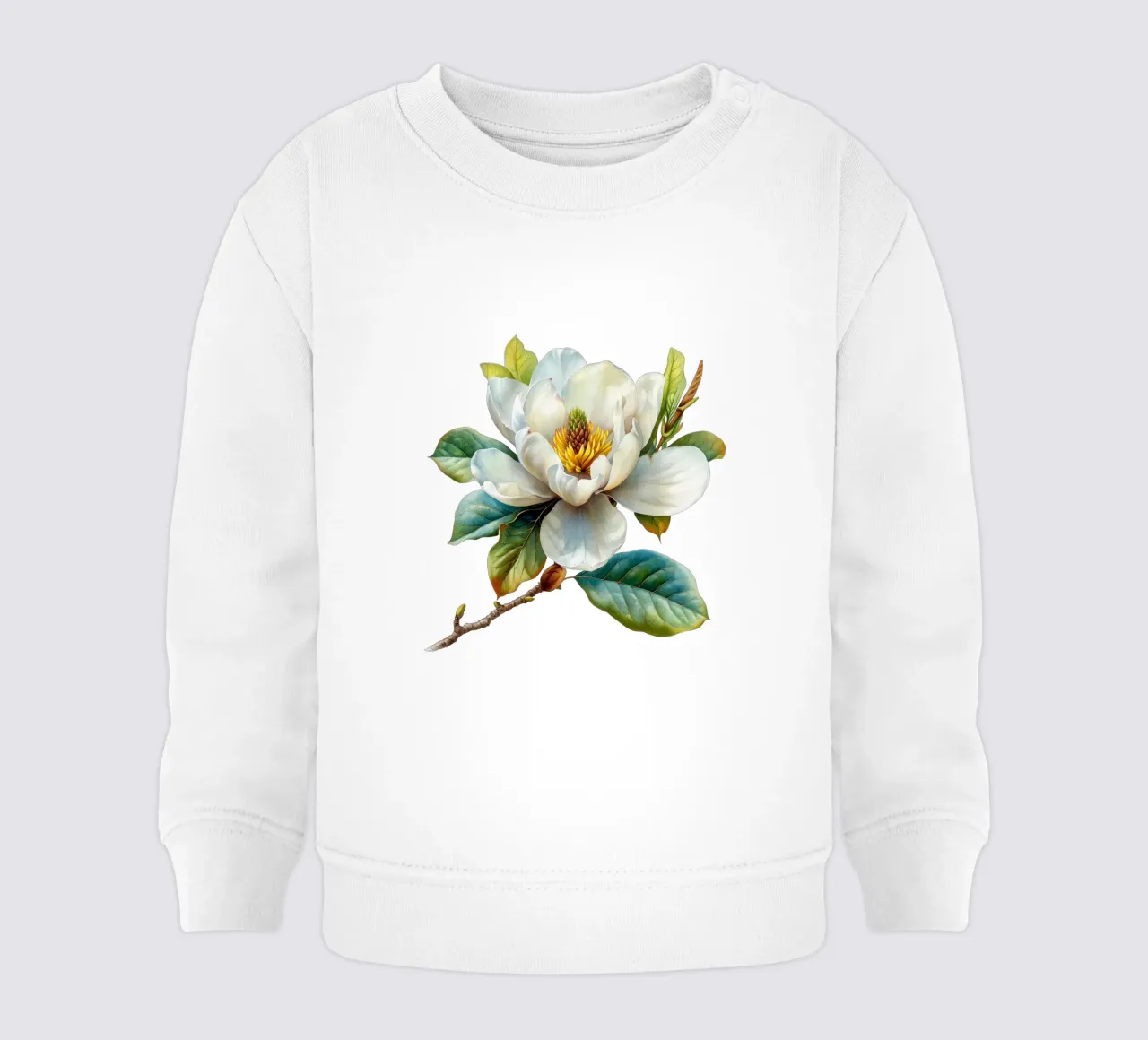 Fiore di magnolia 4 felpa neonato da Bold Blooms
