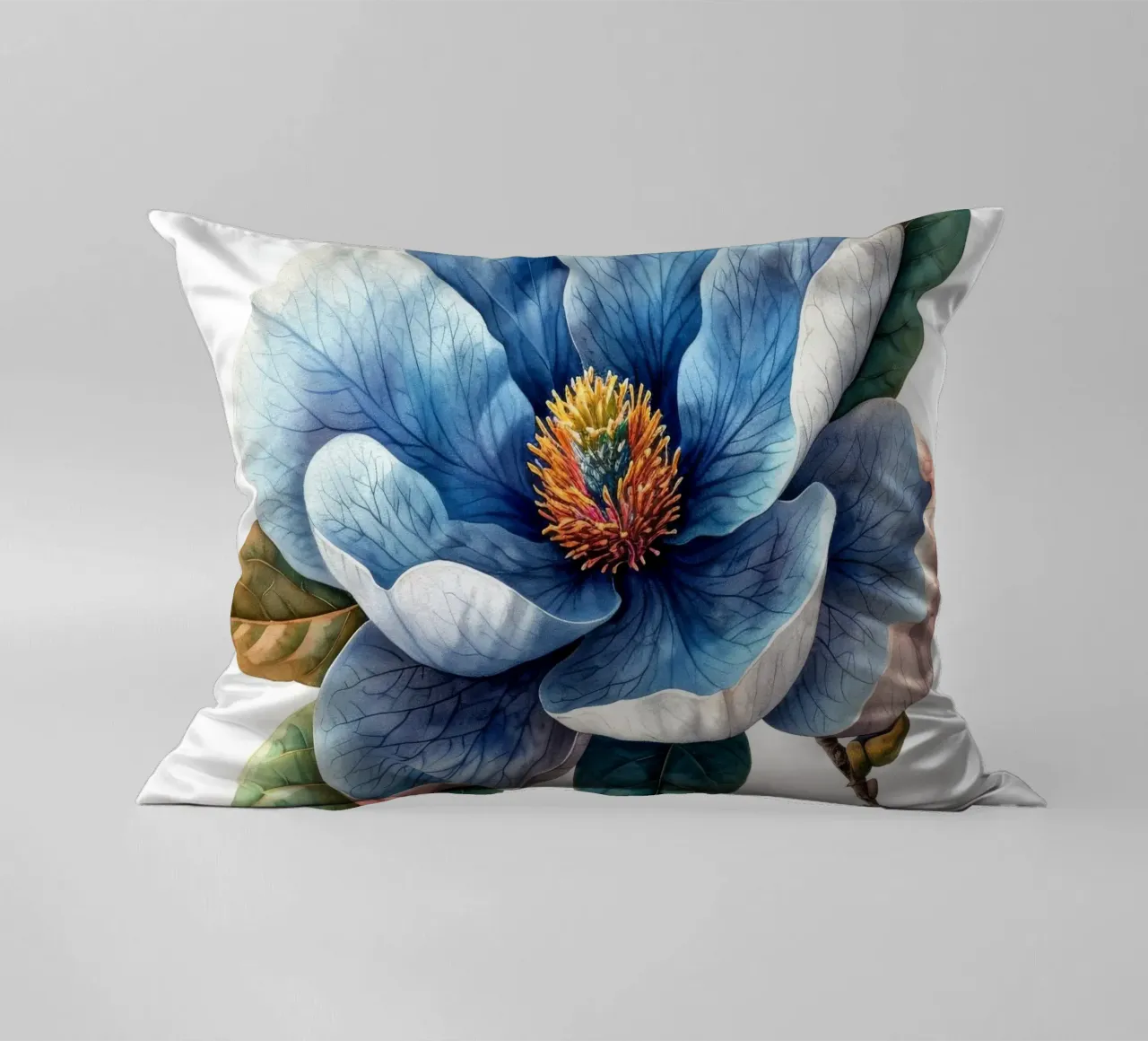 Fiore di magnolia 1 cuscino da Bold Blooms