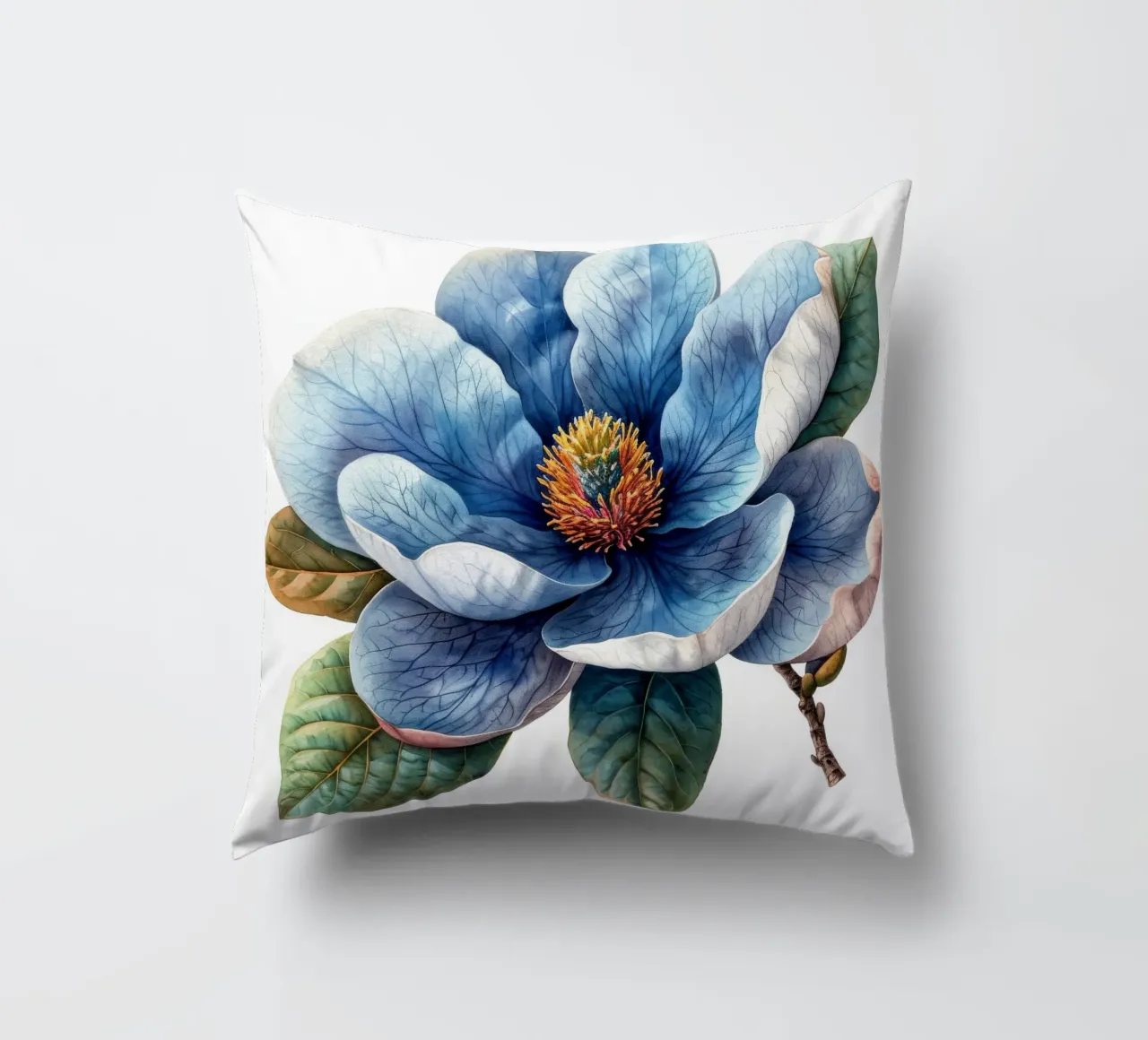 Fiore di magnolia 1 cuscino da Bold Blooms