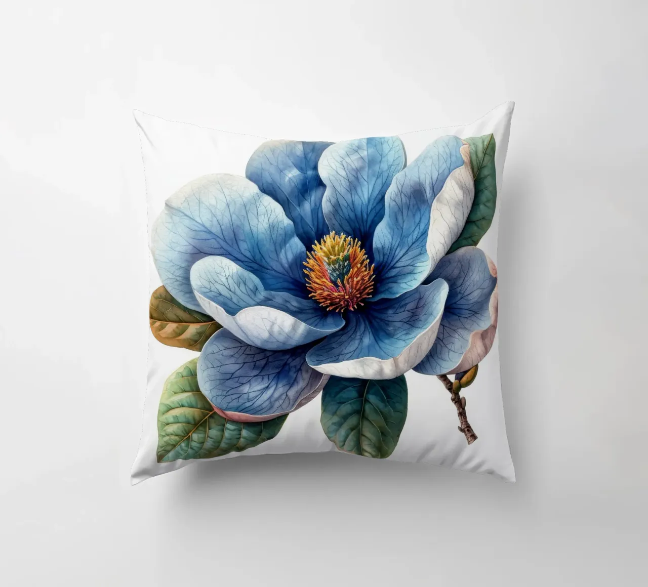 Fiore di magnolia 1 cuscino da Bold Blooms