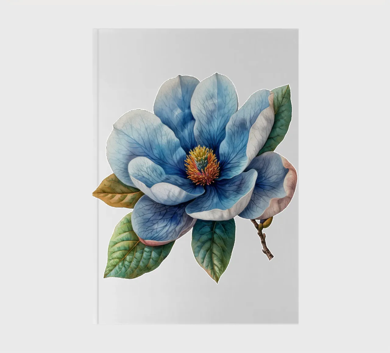 Magnolia Flower 1 notebook by Bold Blooms