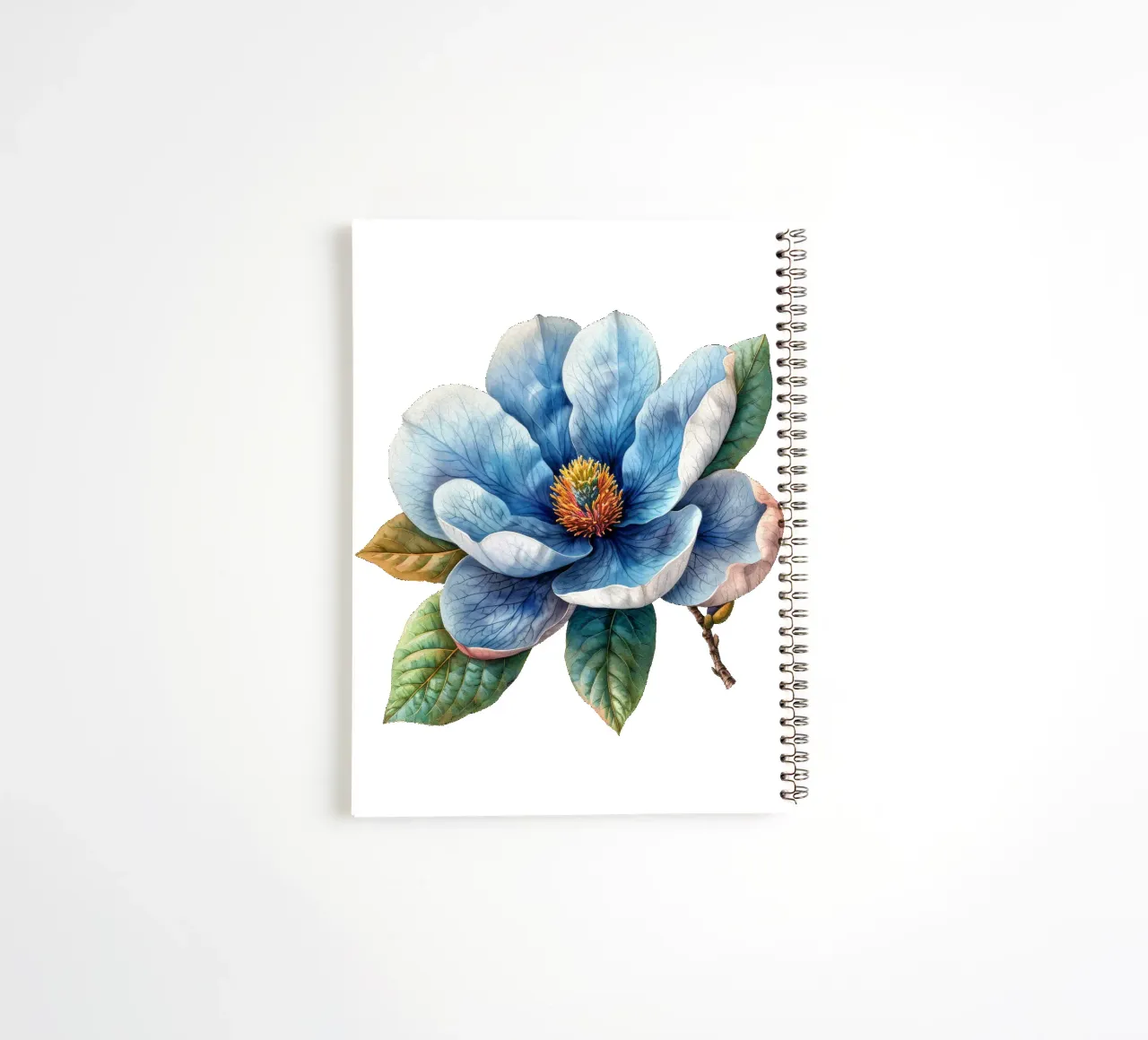 Magnolia Flower 1 spiral notebook by Bold Blooms