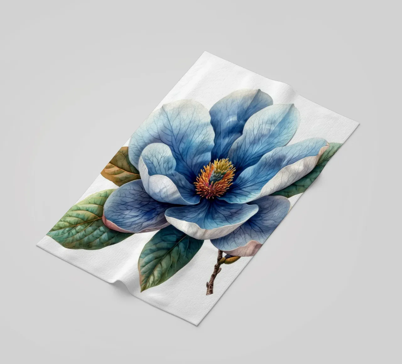 Fiore di magnolia 1 telo mare da Bold Blooms