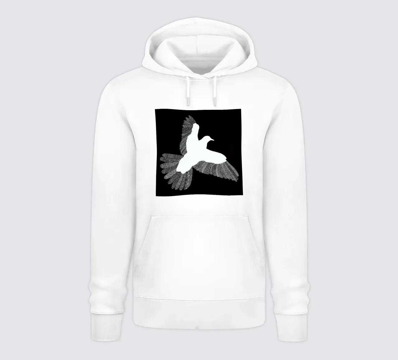 Bird 01 felpa con cappuccio da Florent Bodart