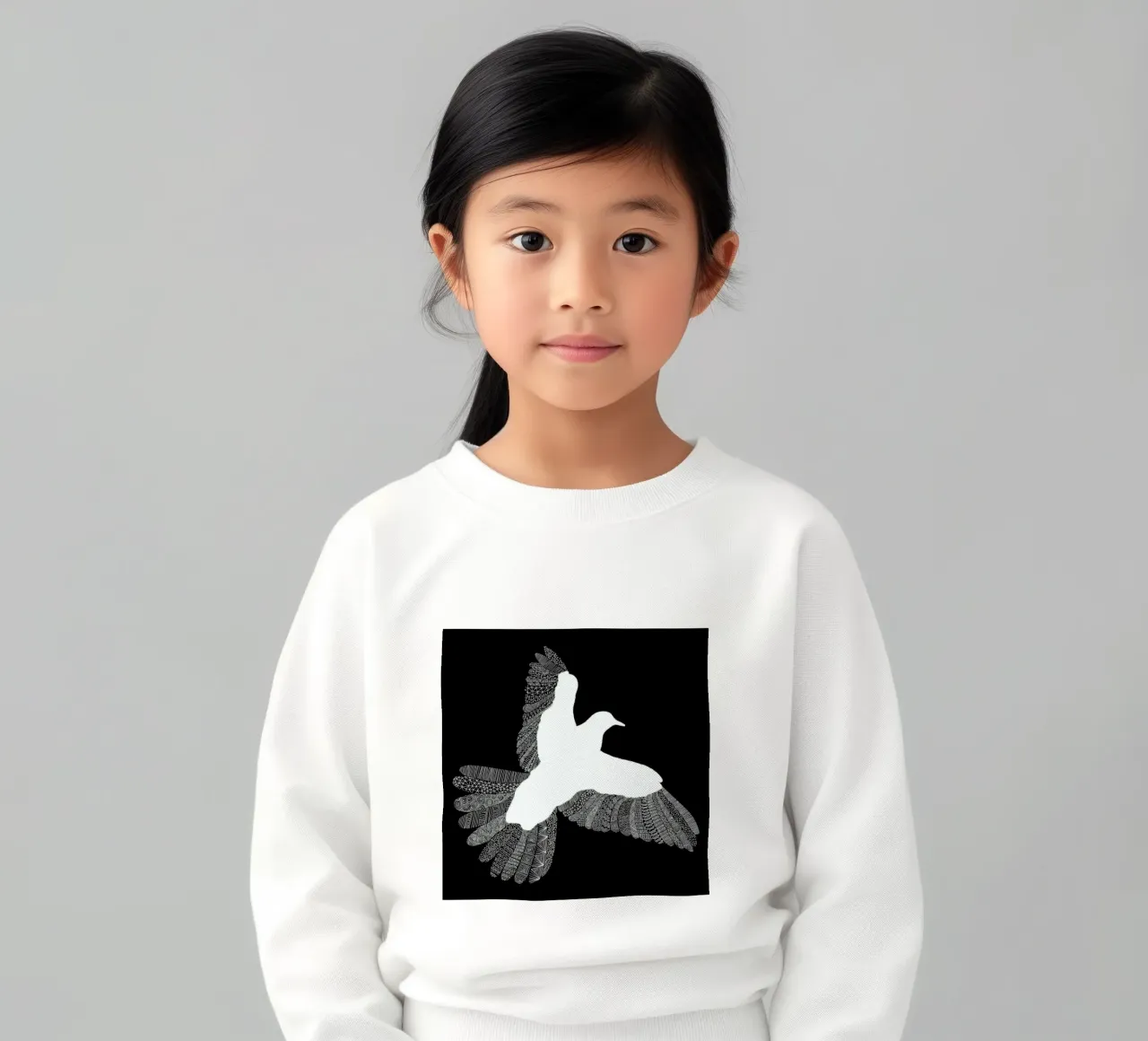 Bird 01 felpa bambino da Florent Bodart