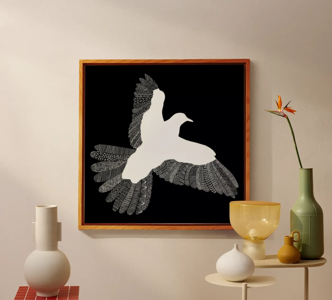 Bird 01 Acryl-Glas von Florent Bodart