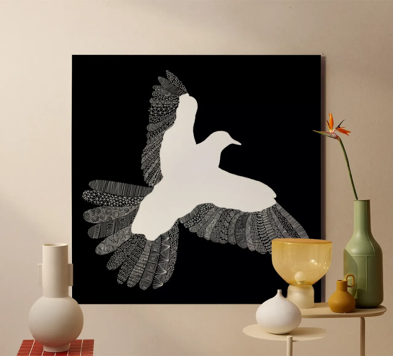 Bird 01 alluminio dibond da Florent Bodart