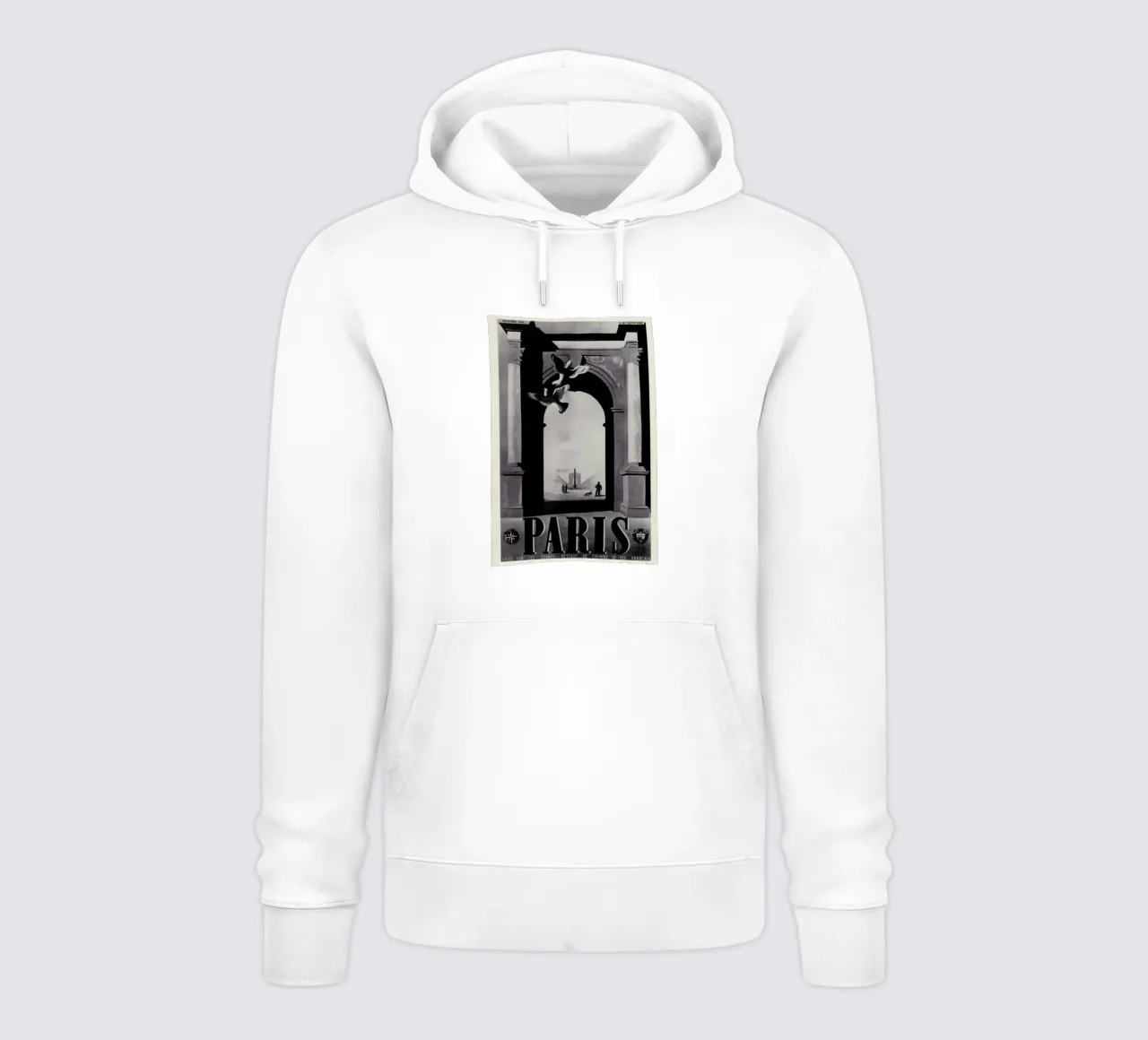 Paris felpa con cappuccio da Hemingway Design