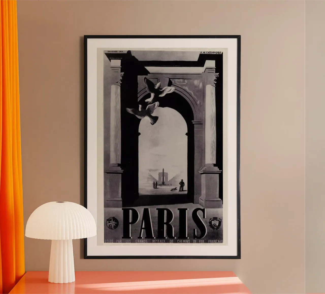 Paris poster da Hemingway Design