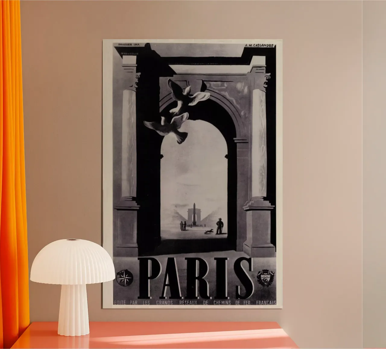 Paris poster da Hemingway Design