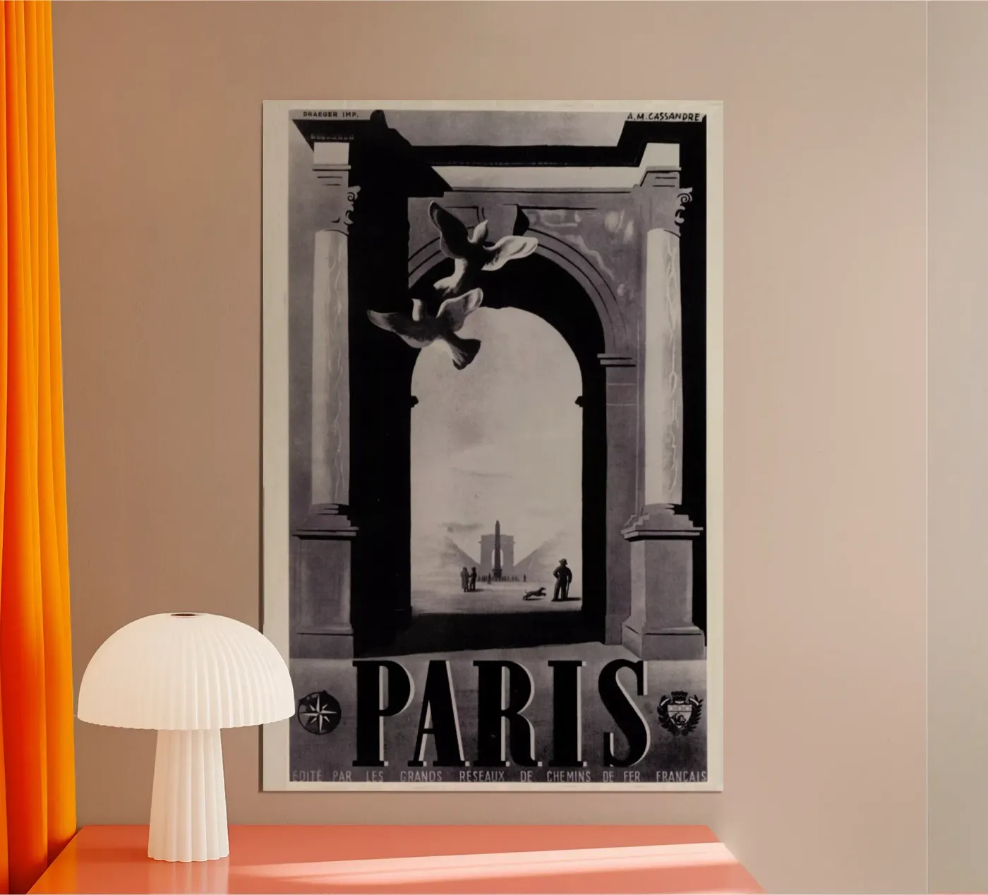 Paris poster da Hemingway Design