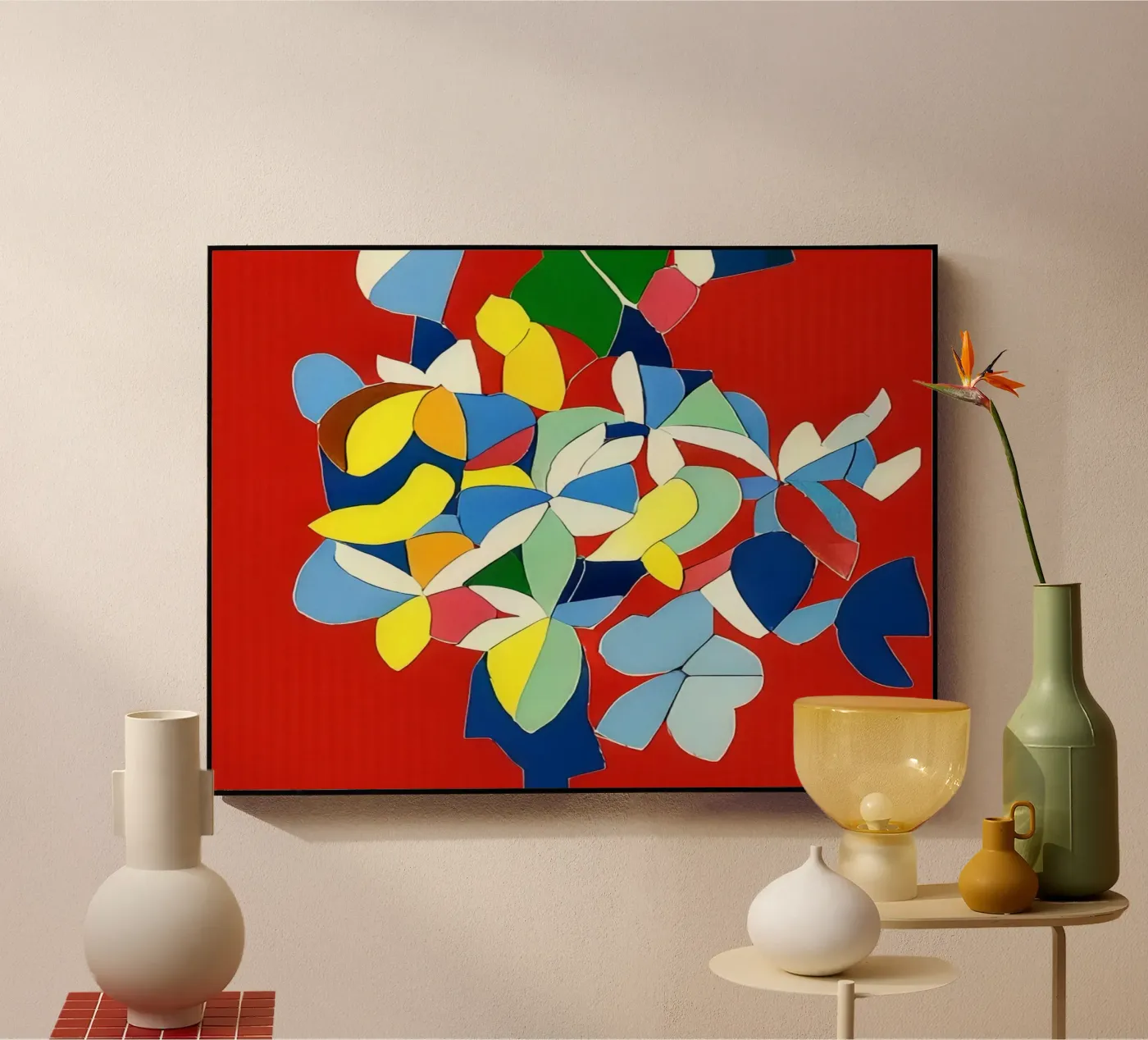 Blumen_8 acrylic glass by Abstract Art by LK