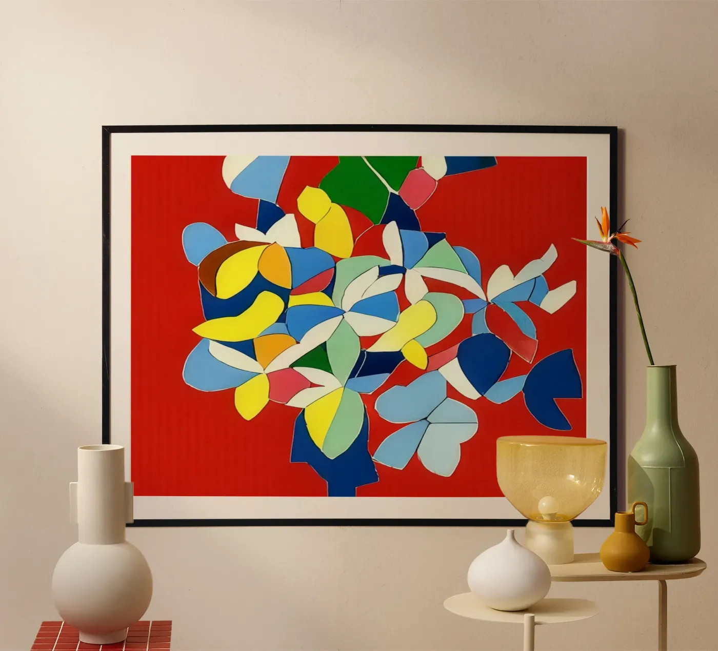 Blumen_8 poster by Abstract Art by LK