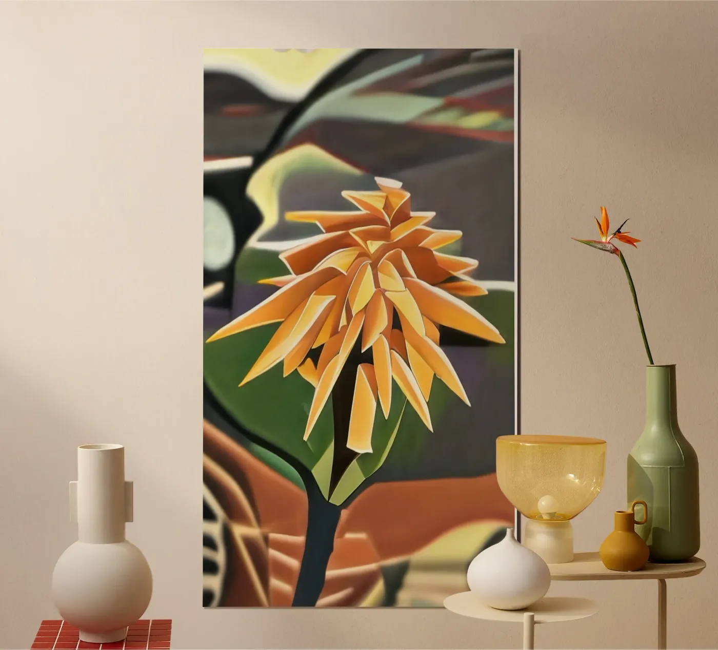 Blumen_9 poster da Abstract Art by LK