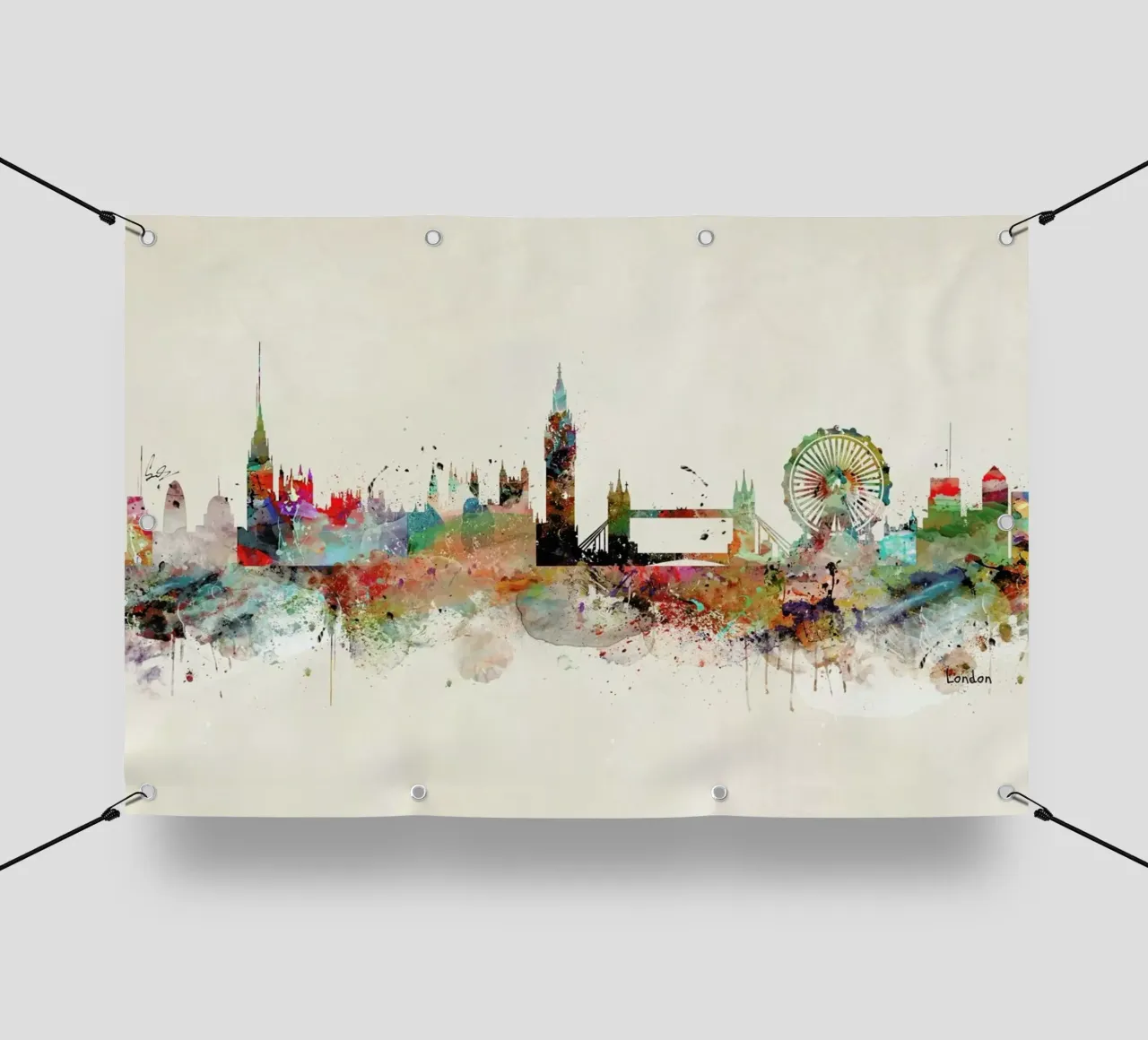 London telo in pvc da Brian Buckley