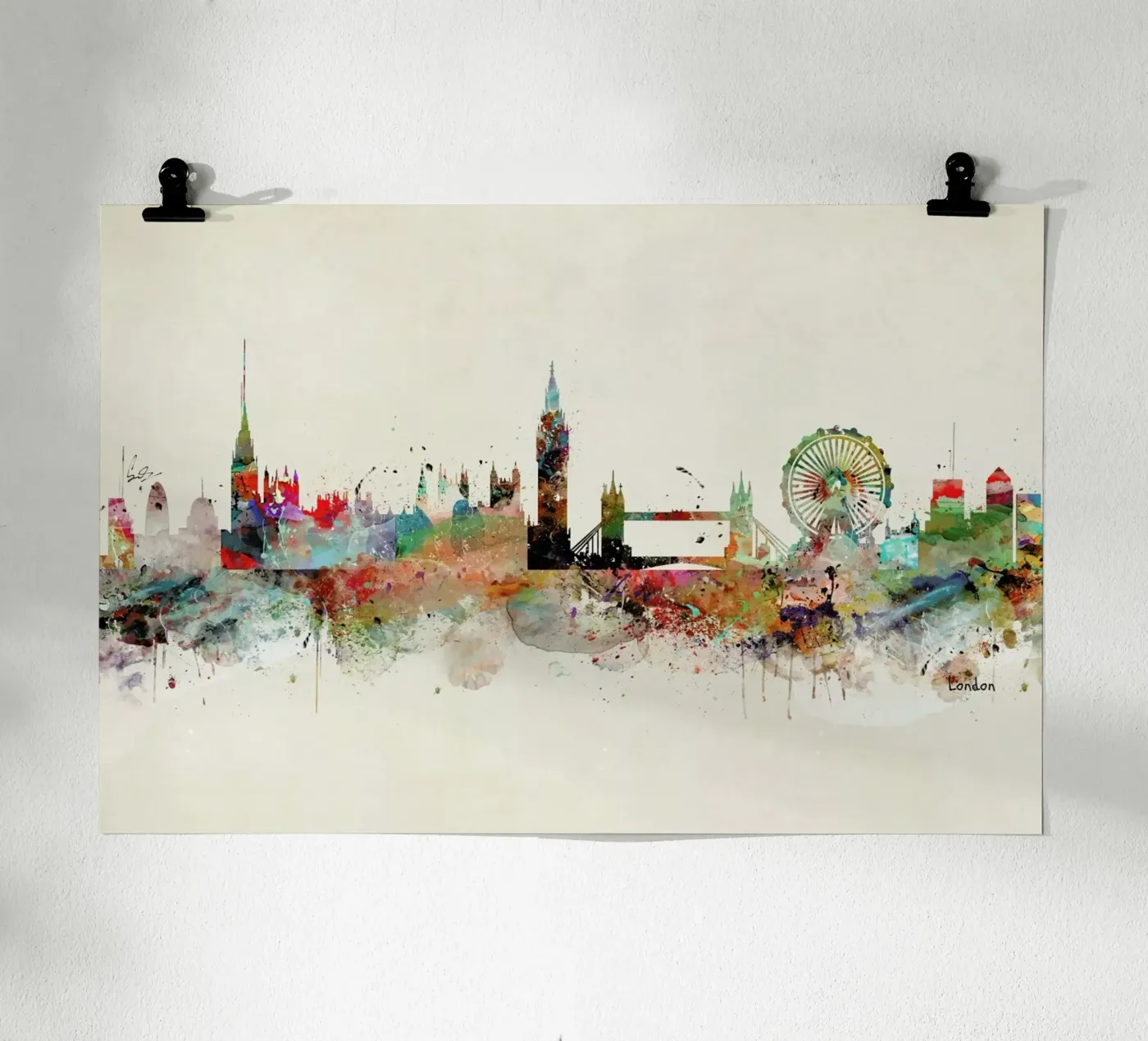 London poster da Brian Buckley