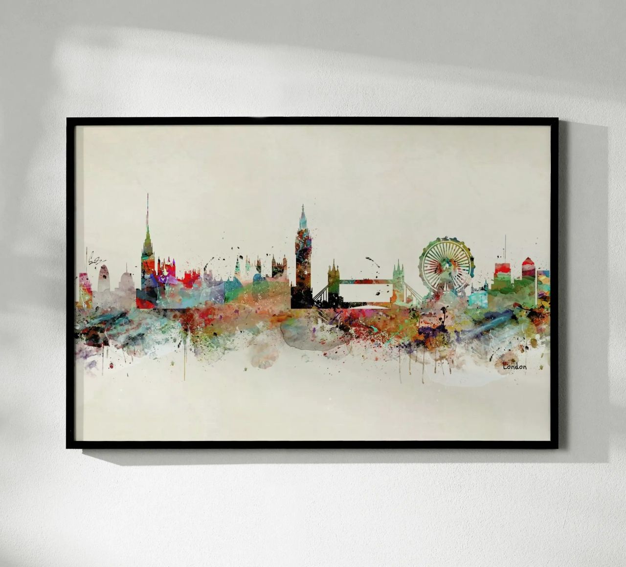 London poster de Brian Buckley