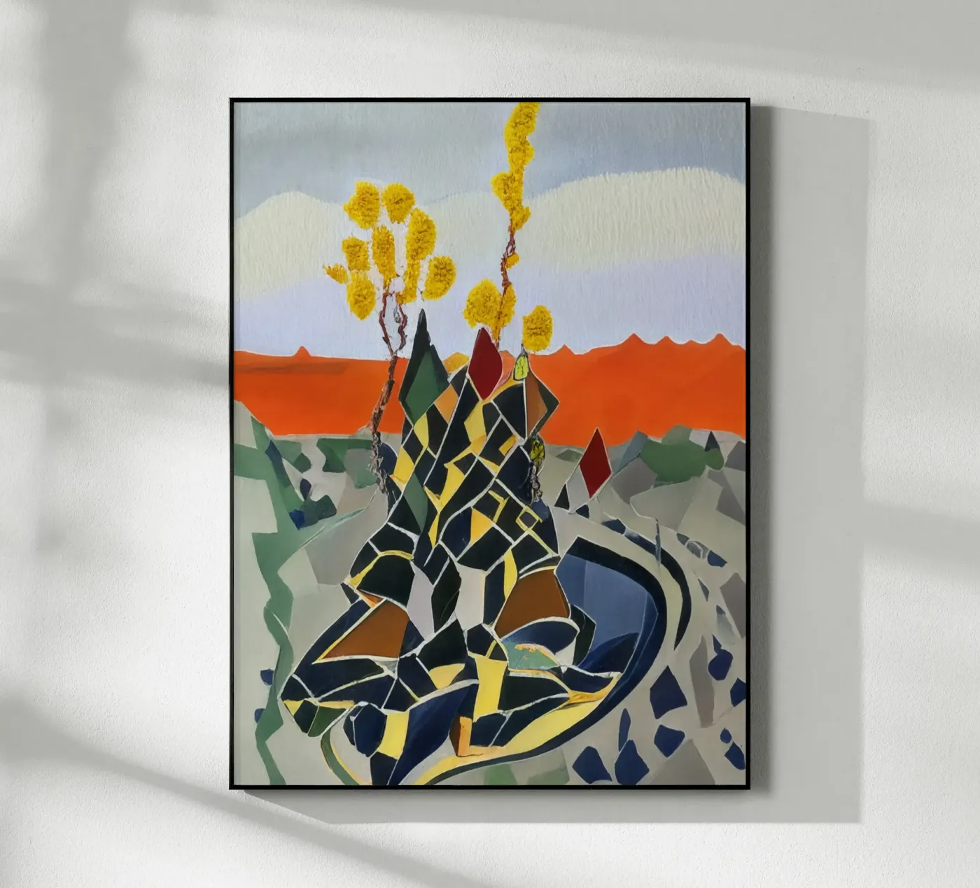 Blumen_10 acryl van Abstract Art by LK