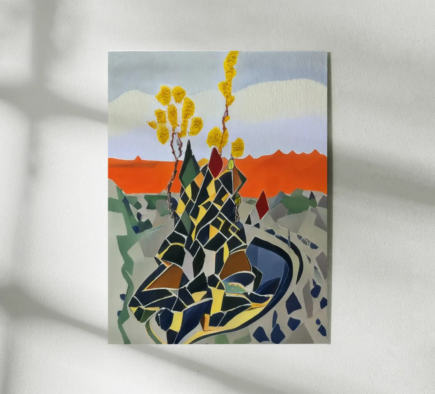 Blumen_10 acryl van Abstract Art by LK