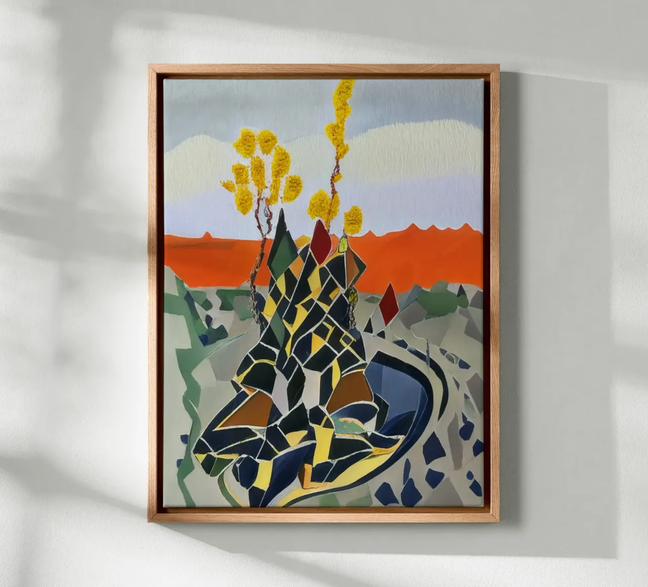 Blumen_10 canvas van Abstract Art by LK