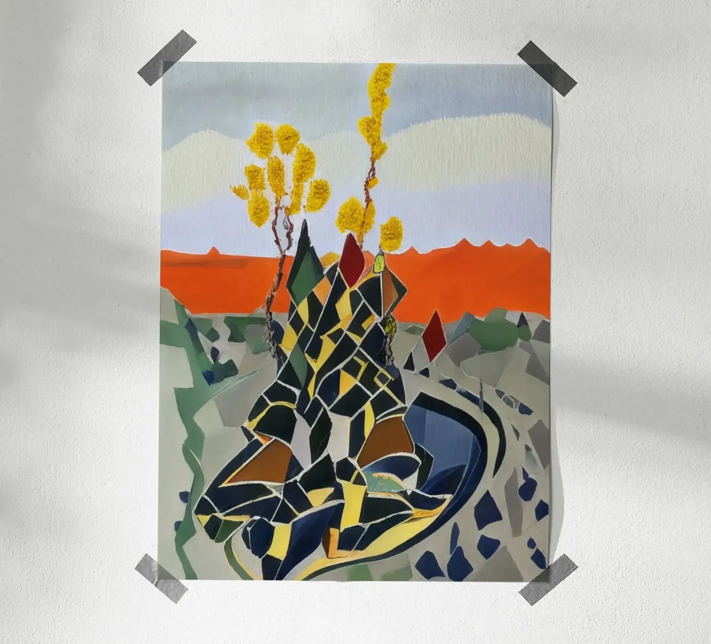 Blumen_10 poster da Abstract Art by LK