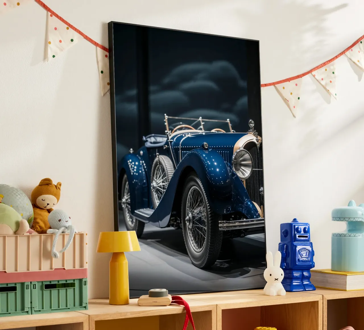 Side Elegance: A Vintage Masterpiece alluminio dibond da AlbertKlee