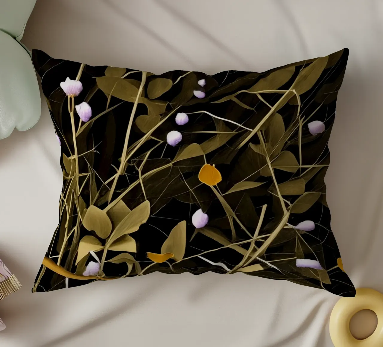 Blumen_11 cuscino da Abstract Art by LK