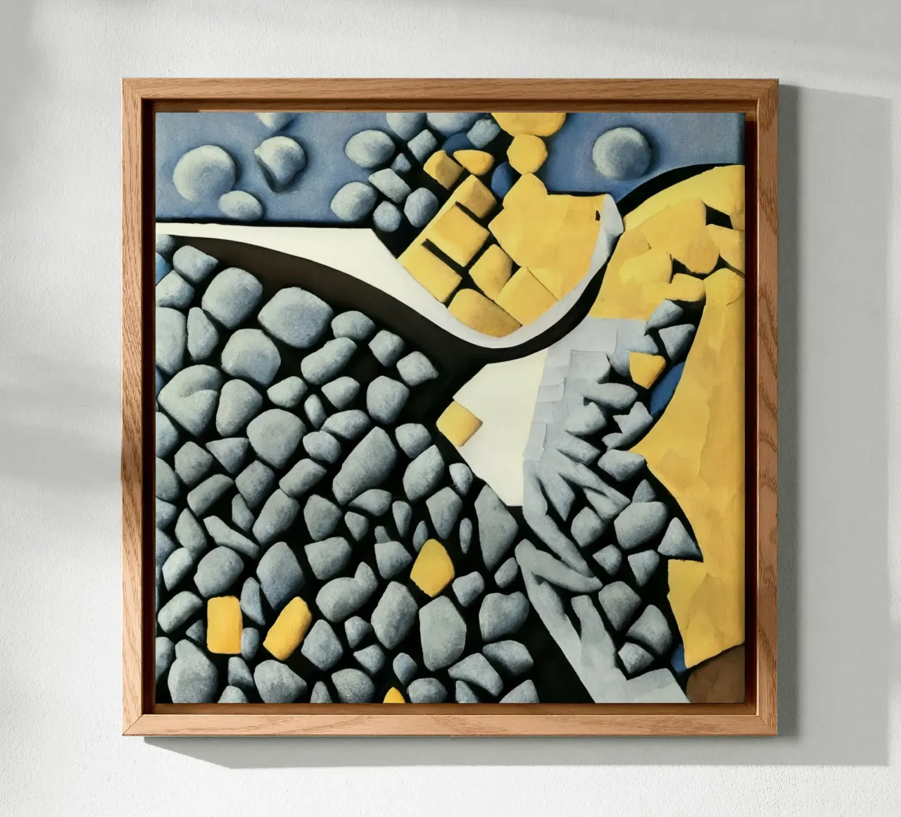 Vista a volo d'uccello della foresta_2 alluminio dibond da Abstract Art by LK