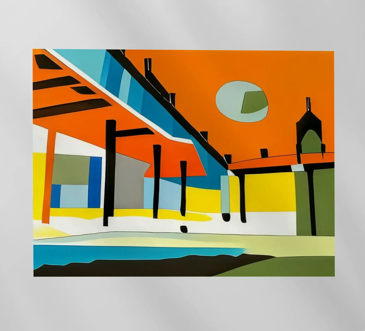 Sightseeing_Excursion_Scheveningen_1 pellicola backlit da Abstract Art by LK